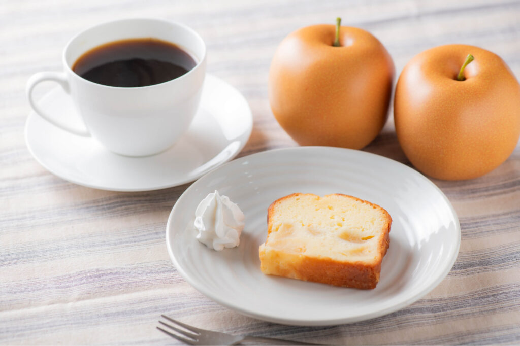 和梨のパウンドケーキ