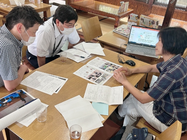 町の情報ステーションとしての活動