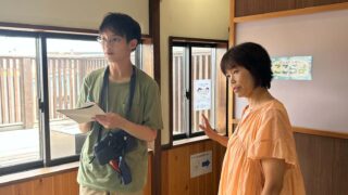 学生さんが取材に来ました！